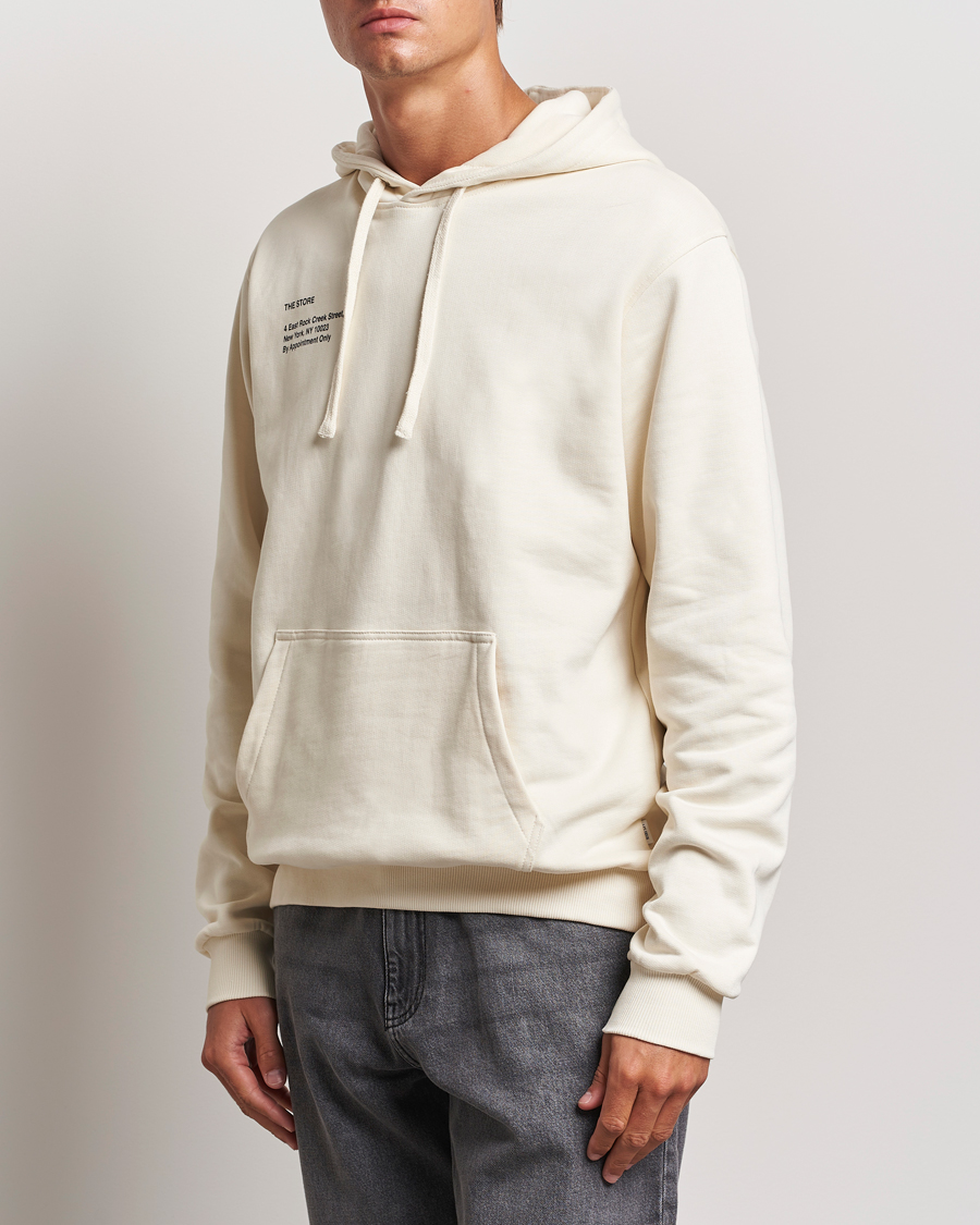 Homme |  | LES DEUX | Neighborhood Hoodie Ivory/Black