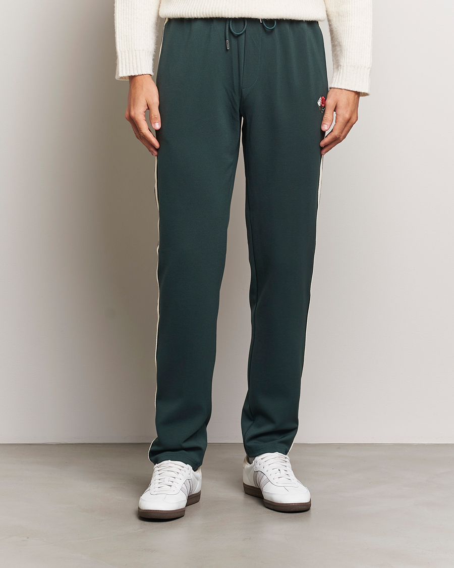 Homme |  | LES DEUX | Sterling Track Pants 2.0 Pine Green/Ivory