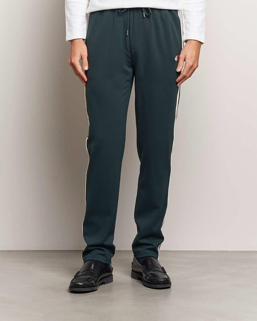 Homme |  | LES DEUX | Sterling Track Pants 2.0 Pine Green/Ivory