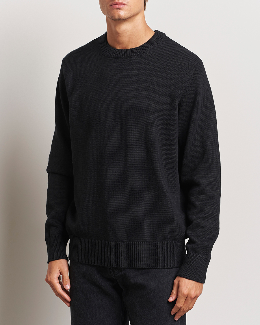 Homme |  | LES DEUX | Gary Cotton Knit 2.0 Black