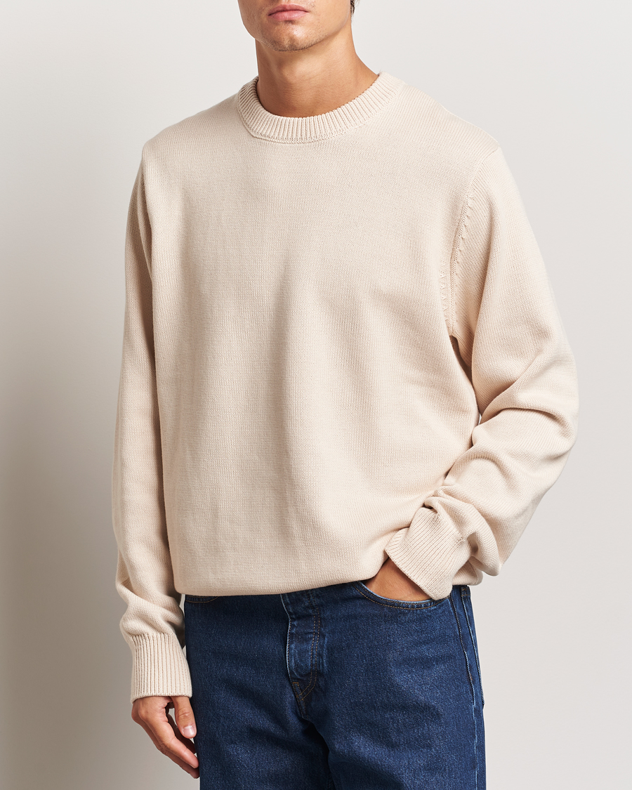 Homme |  | LES DEUX | Gary Cotton Knit 2.0 Ivory