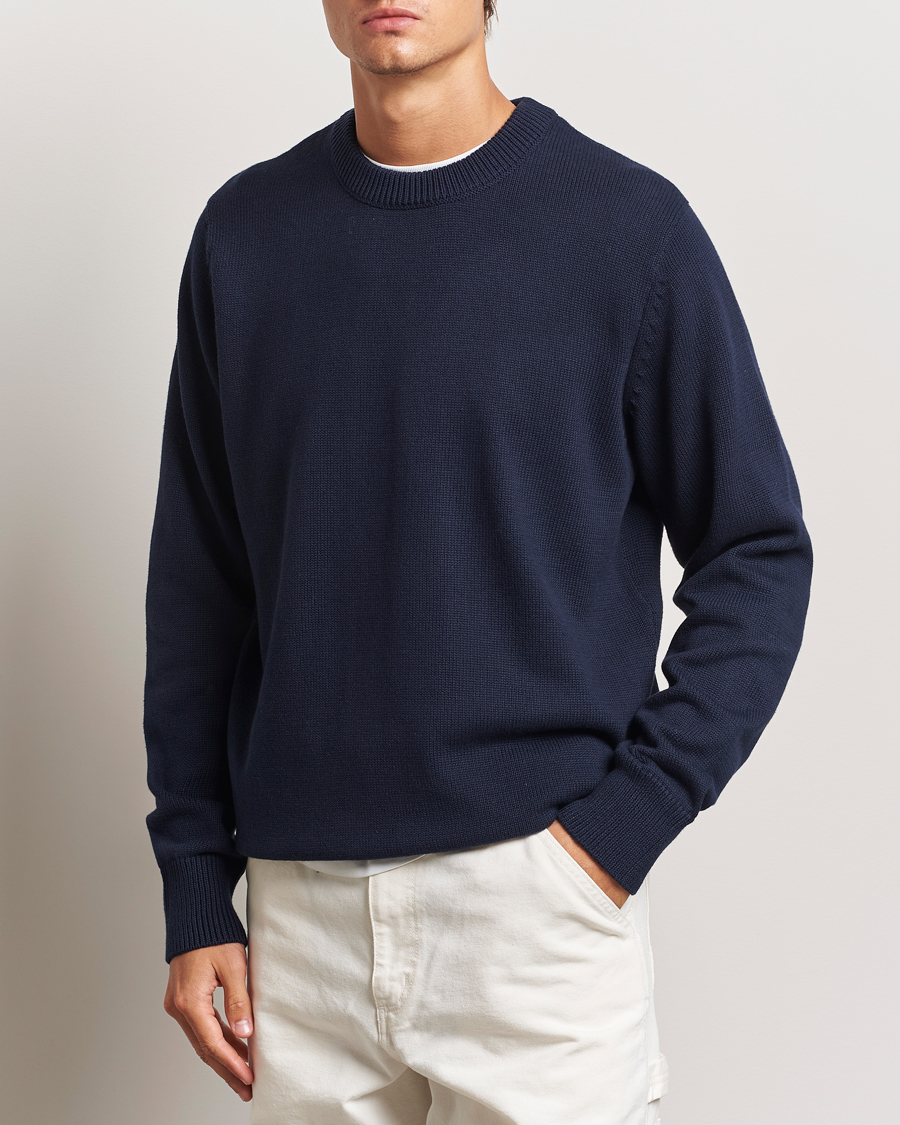 Homme |  | LES DEUX | Gary Cotton Knit 2.0 Dark Navy