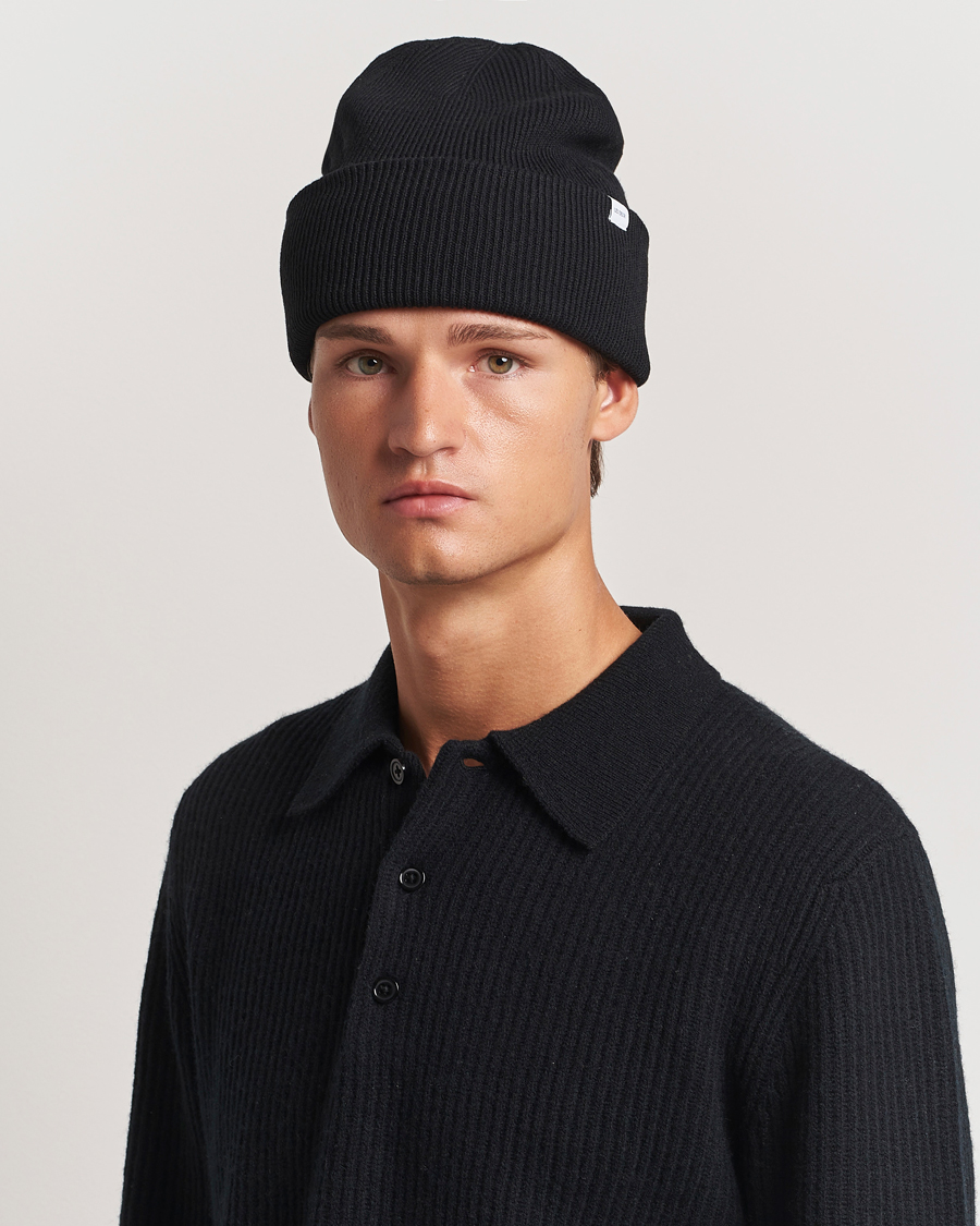 Homme |  | LES DEUX | Wayne Wool Beanie Black