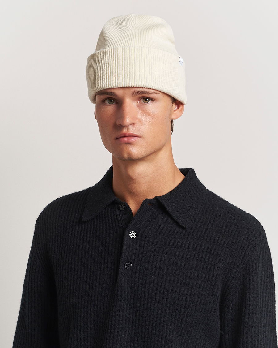 Homme |  | LES DEUX | Wayne Wool Beanie Ivory