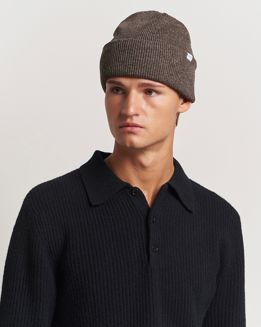 Homme |  | LES DEUX | Wayne Wool Beanie Mountain Grey Melange