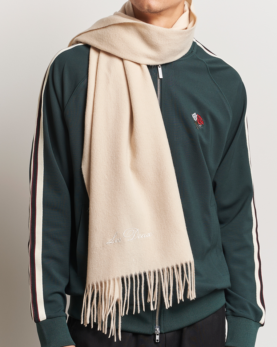 Homme |  | LES DEUX | Wayne Wool Scarf Ivory