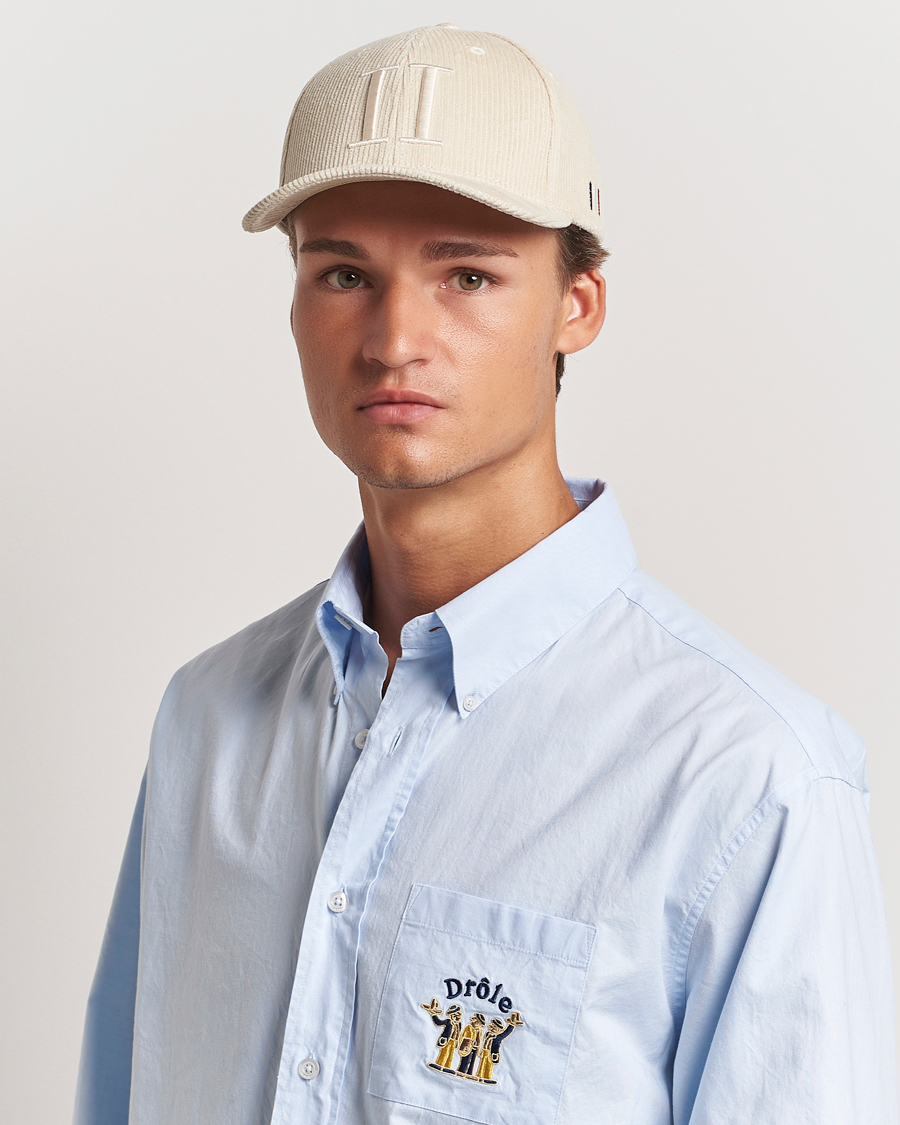 Homme |  | LES DEUX | Encore Corduroy Baseball Cap Light Desert Sand