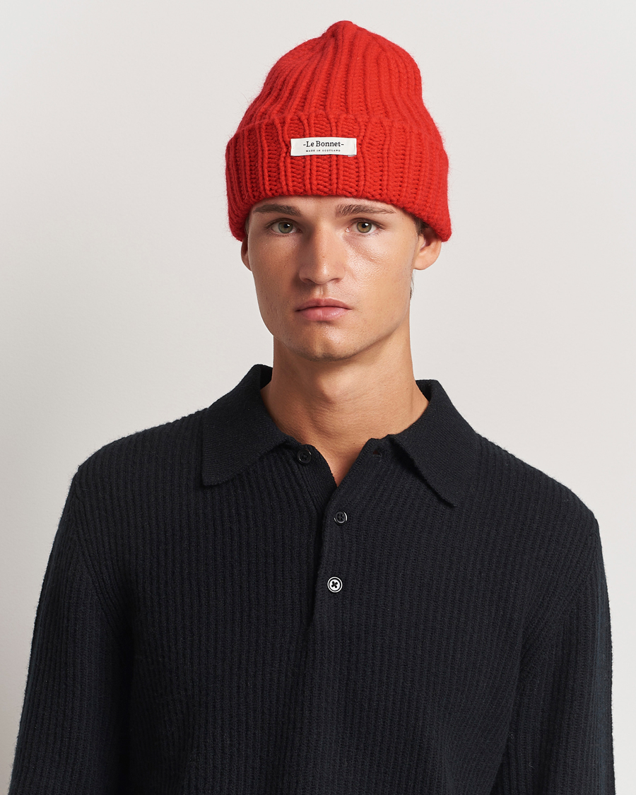 Homme |  | Le Bonnet | Le Grand Logo Crimson