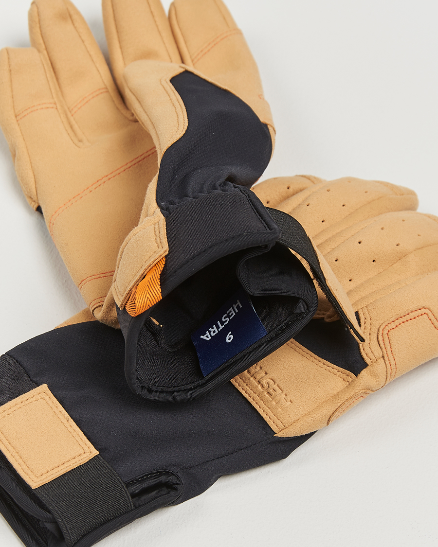 Homme |  | Hestra | Climbers Duratan Long Glove Black/Tan