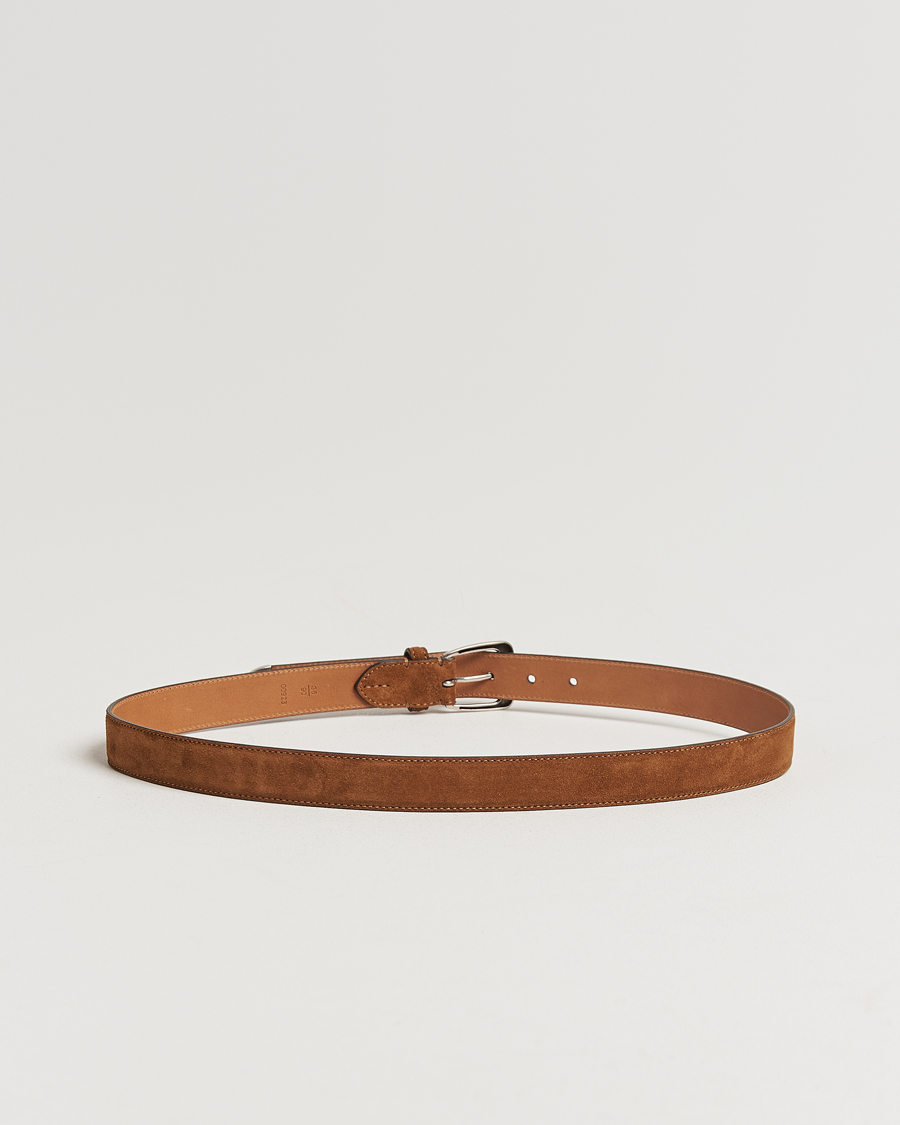 Homme |  | Ralph Lauren Purple Label | Western Belt Brown Suede