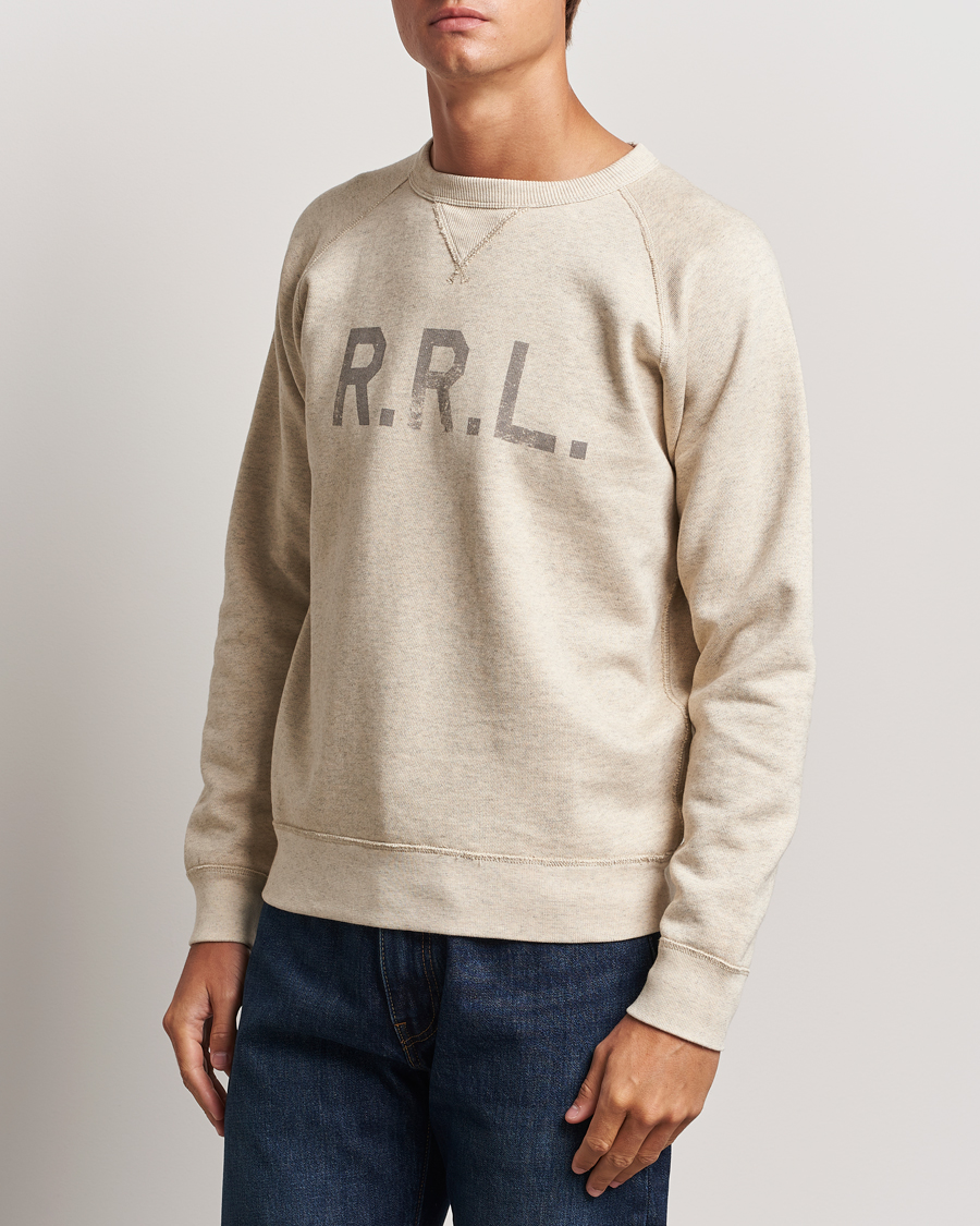 Homme |  | RRL | Raglan Sleeve Sweatshirt Oatmeal Heather