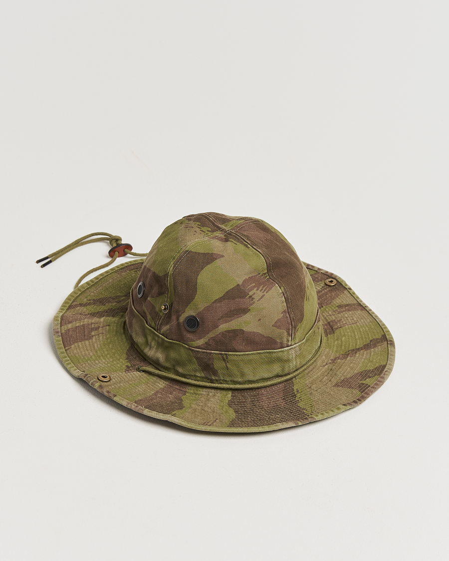 Homme |  | RRL | Jungle Boonie Hat Olive Camo