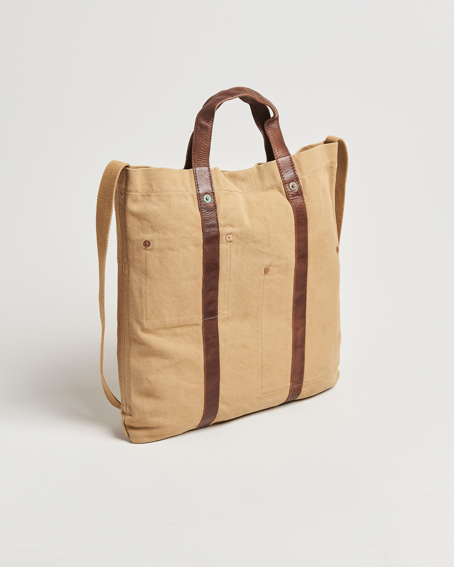 Homme |  | RRL | Harley Canvas Tote Bag Khaki