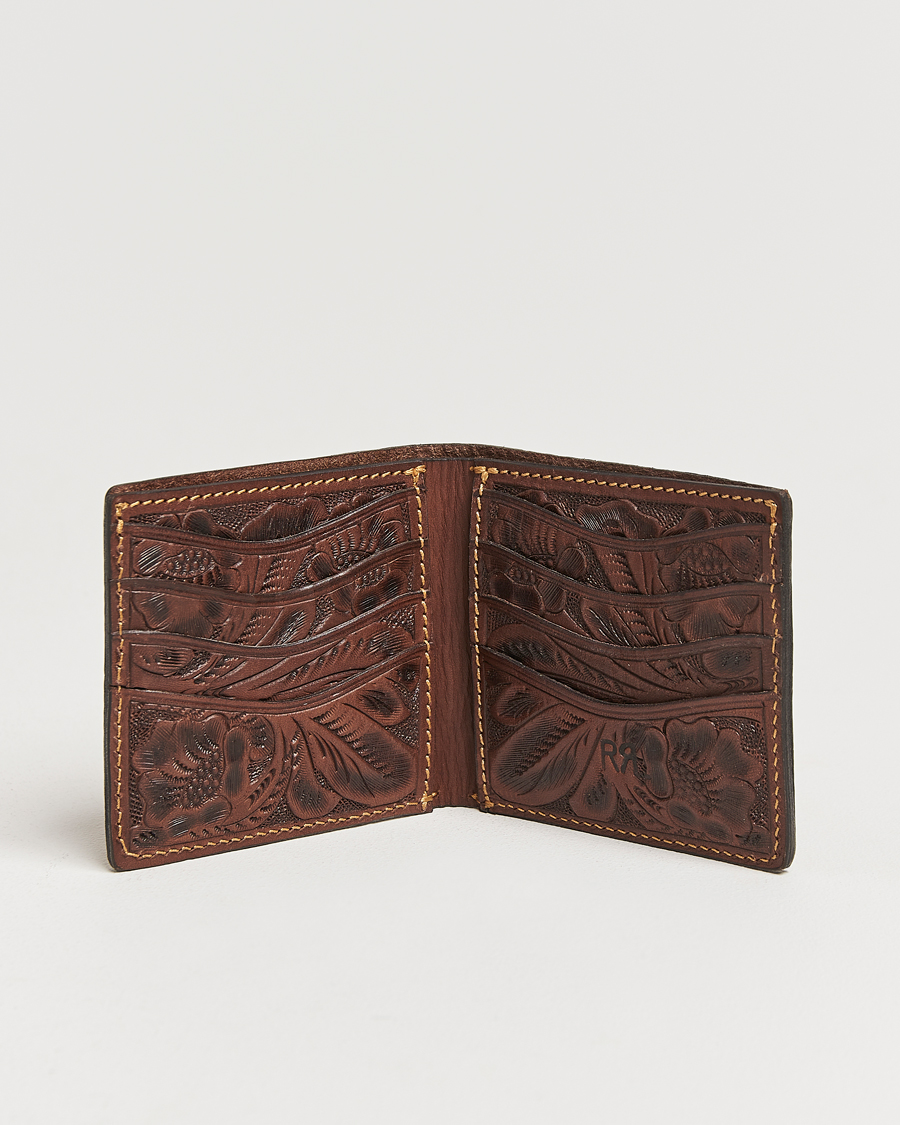 Homme | Accessoires | RRL | Embossed Billfold Wallet Brown