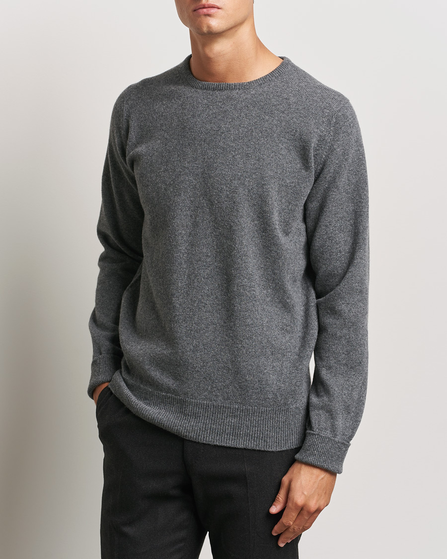 Homme | Pulls Et Tricots | William Lockie | Rob Lambswool Crewneck Cliff