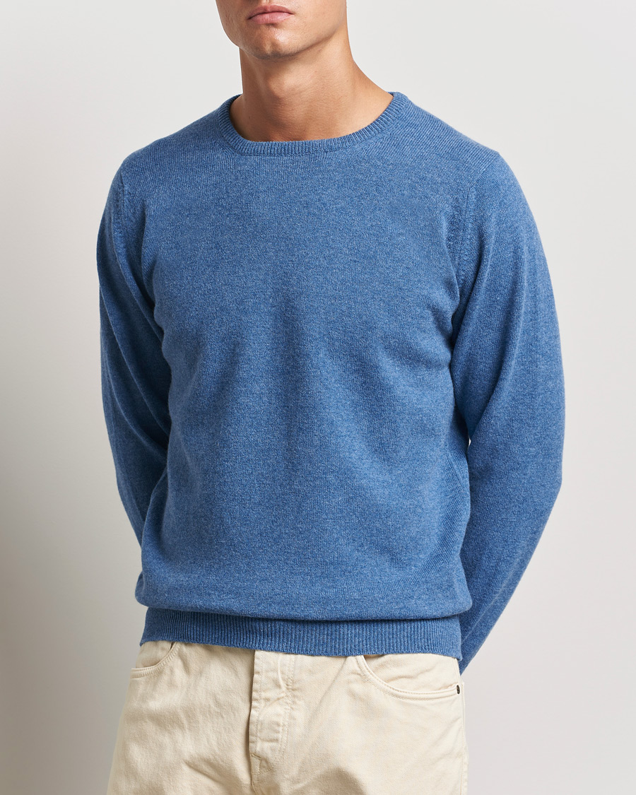 Homme | William Lockie | William Lockie | Rob Lambswool Crewneck Jeans