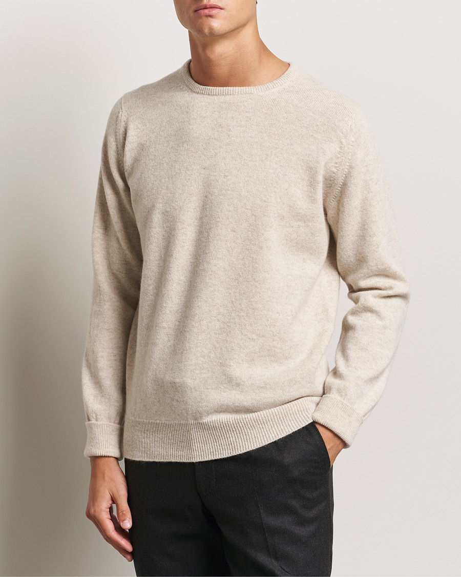 Homme | Vêtements | William Lockie | Rob Lambswool Crewneck Linen