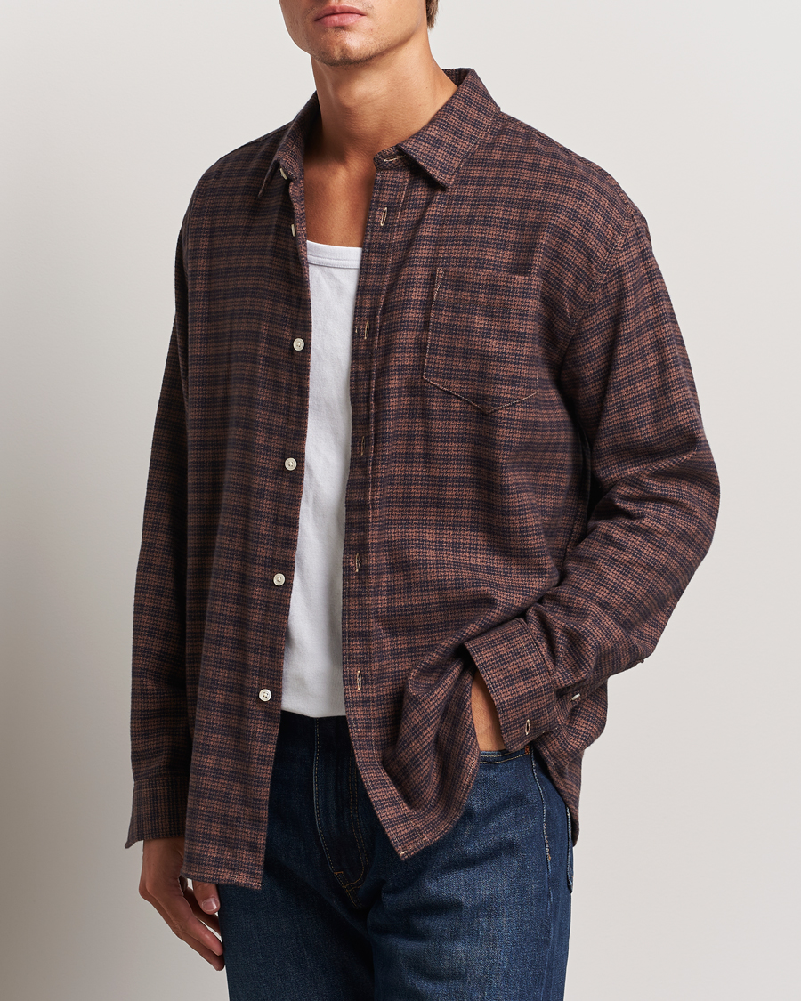 Homme |  | Palmes | Joseph Flannel Shirt Navy