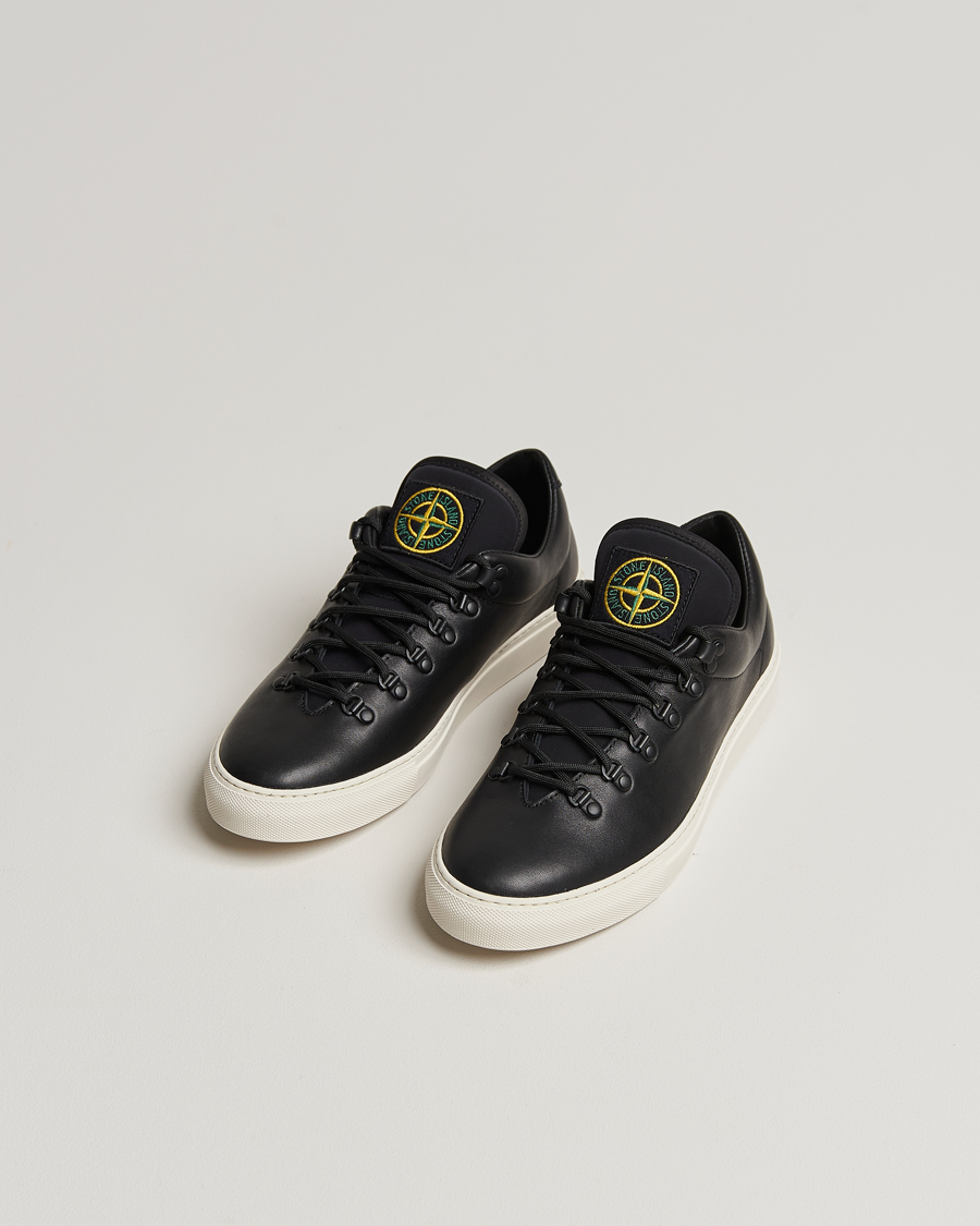 Homme |  | Stone Island | Leather Snekers Black