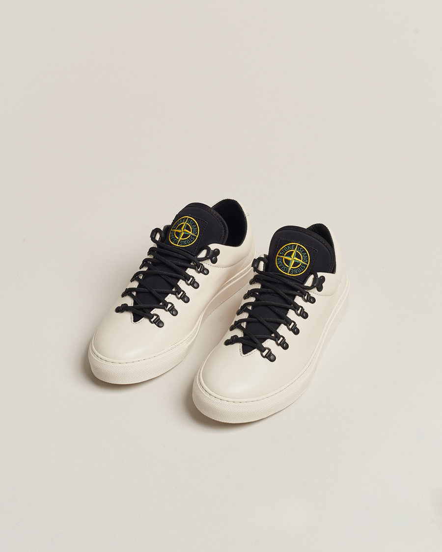 Homme |  | Stone Island | Leather Snekers Natural