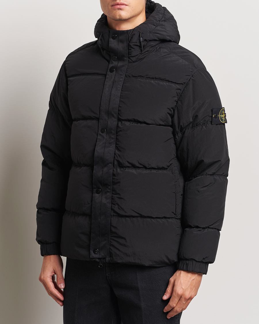 Homme |  | Stone Island | Nylon Metal Down Jacket Black