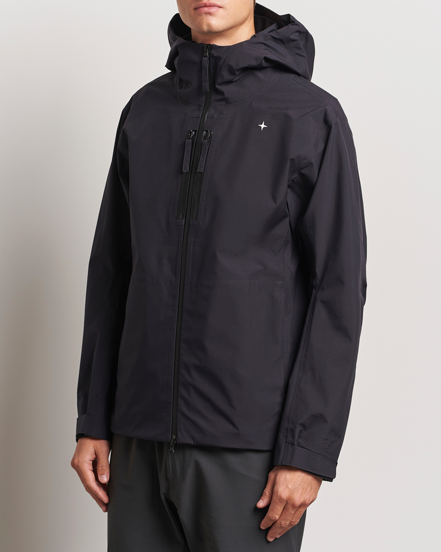 Homme |  | Stone Island | Gore-Tex Stellina Hooded Jacket Blue Marine