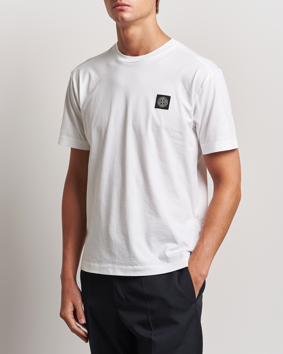 Homme |  | Stone Island | Garment Dyed Jersey T-Shirt White