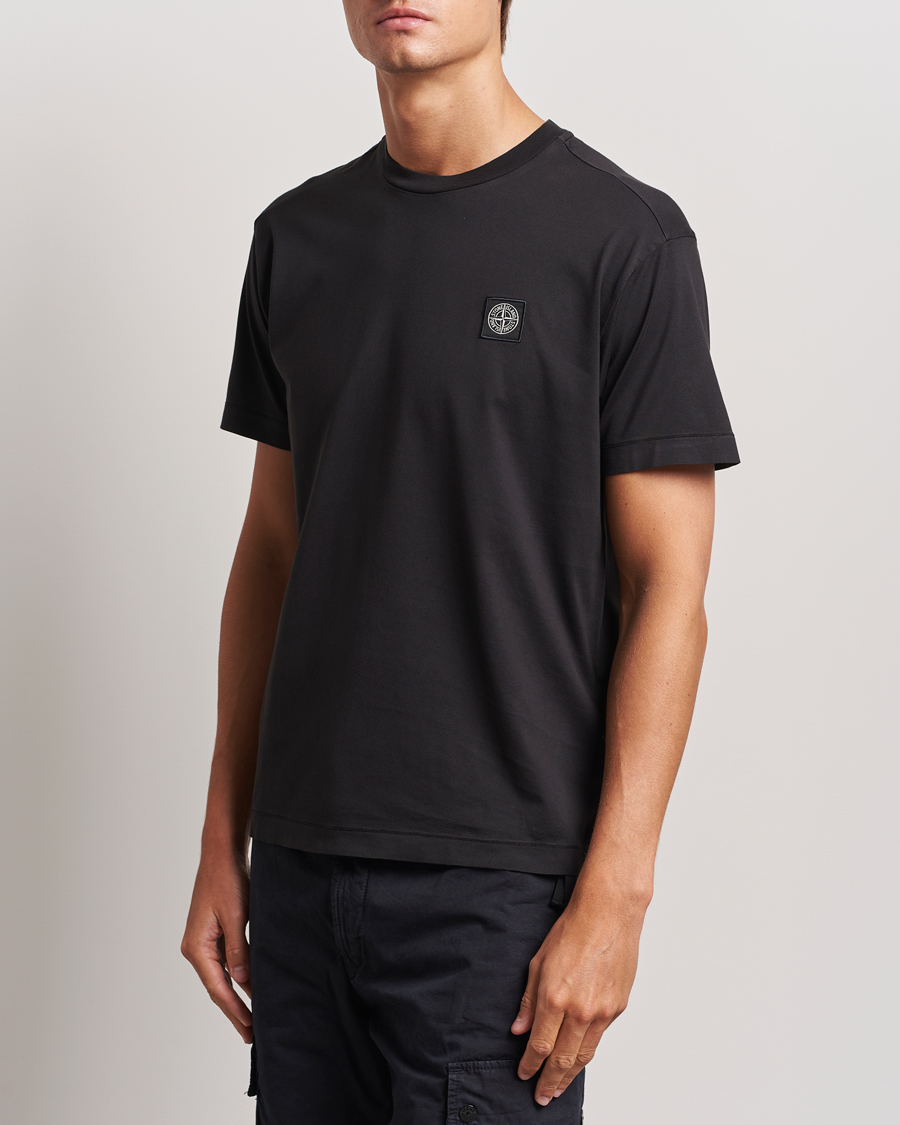 Homme |  | Stone Island | Garment Dyed Jersey T-Shirt Black
