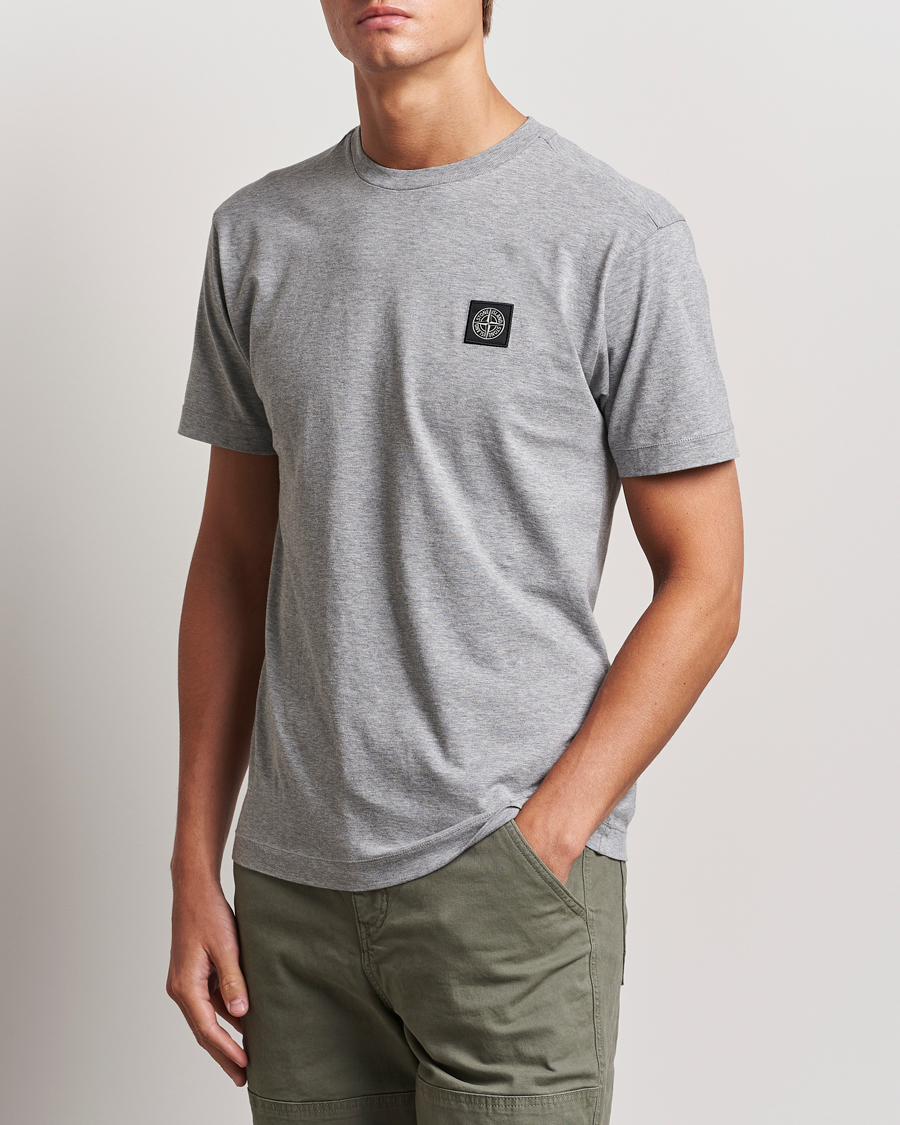 Homme |  | Stone Island | Garment Dyed Jersey T-Shirt Melange Grey