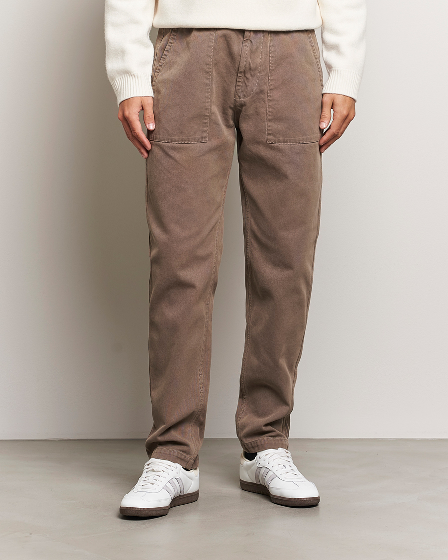 Homme | Pantalons | Stone Island | Panama Cotton Pants Walnut