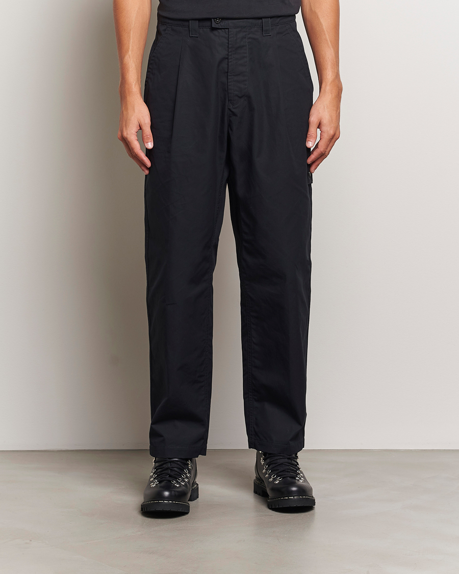 Homme |  | Stone Island | Ghost Cotton Ventile Pants Black