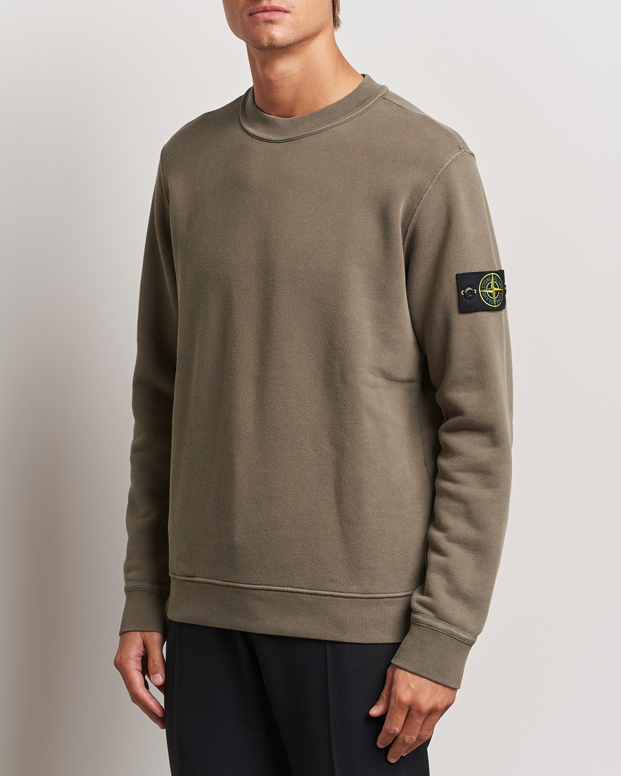 Homme |  | Stone Island | Old Dyed Cotton Sweatshirt Walnut