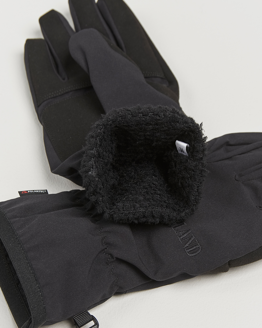 Homme |  | Stone Island | Soft Shell-R_e Recycled Gloves Black