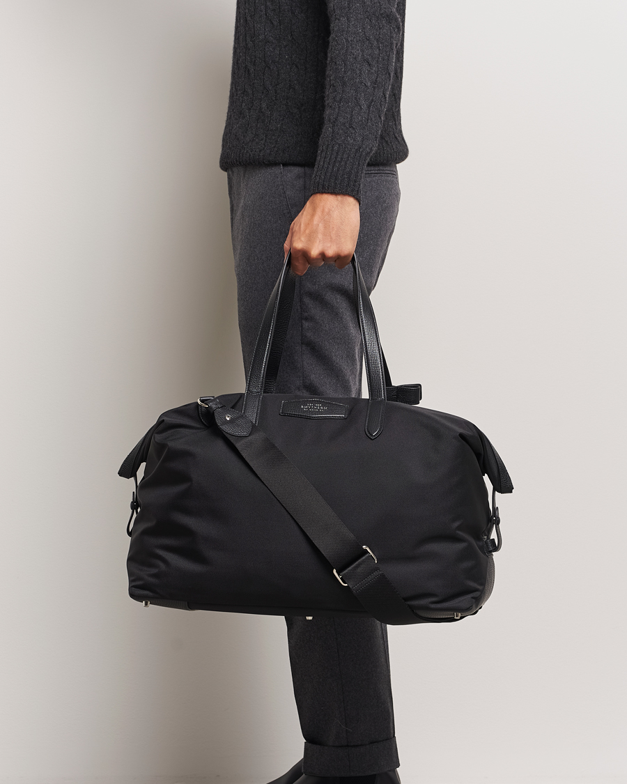 Homme |  | Smythson | Canvas Norton Travel Bag Black