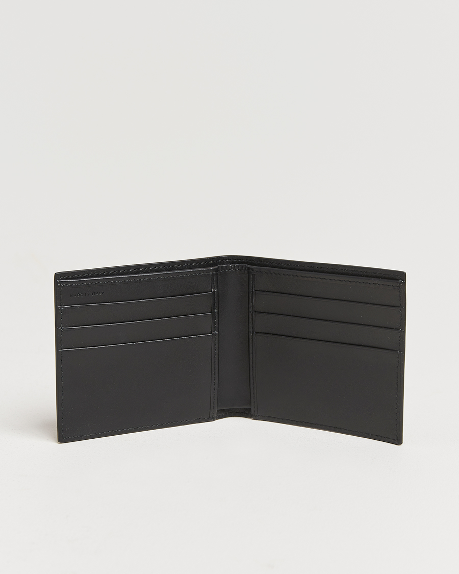 Homme |  | Smythson | Panama 6 Card Leather Wallet Black