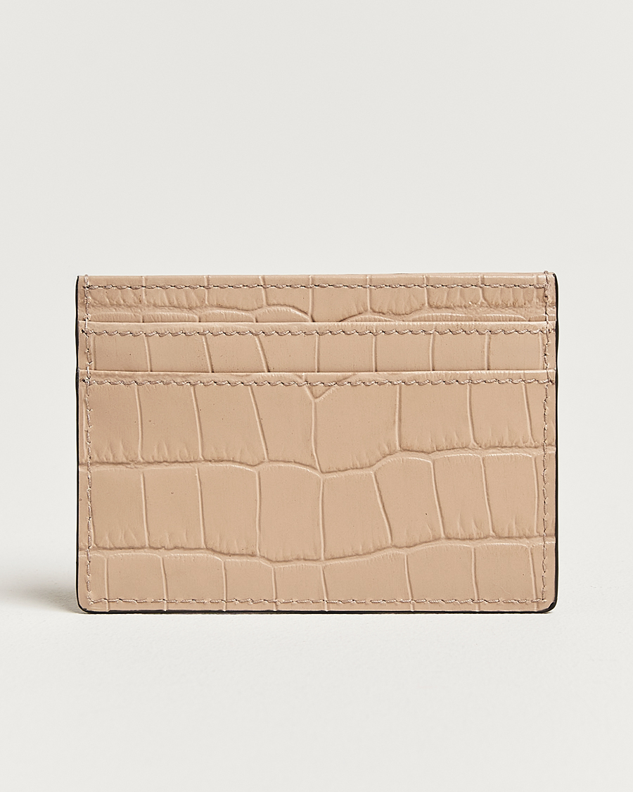 Homme |  | Smythson | Mara Flat Cardholder Sandstone