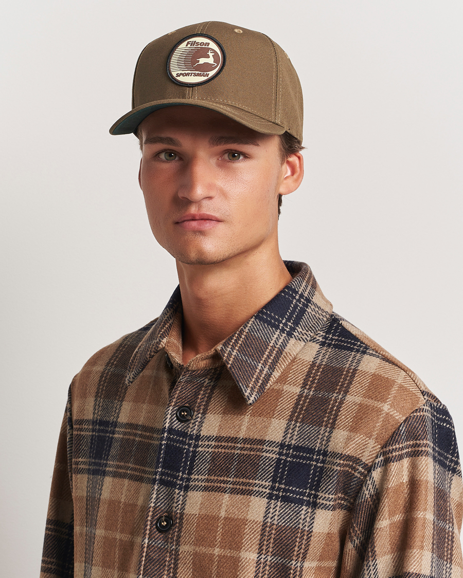 Homme |  | Filson | Dry Tin Logger Cap Marsh Olive