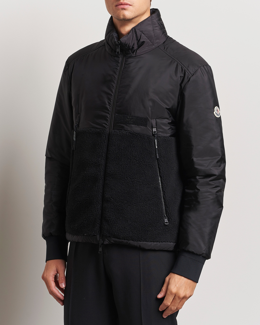 Homme |  | Moncler | Vallorch Reversible Fleece Jacket Black