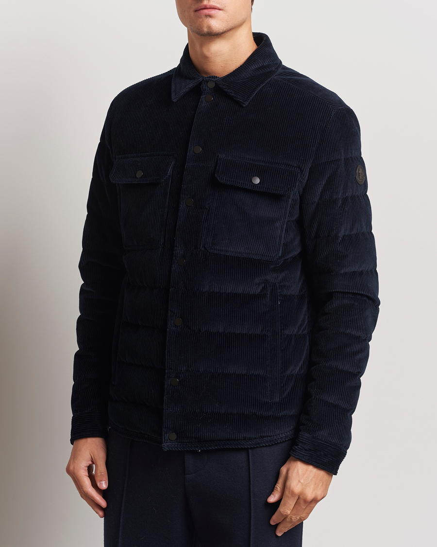 Homme |  | Moncler | Gasserhof Down Shirt Jacket Navy