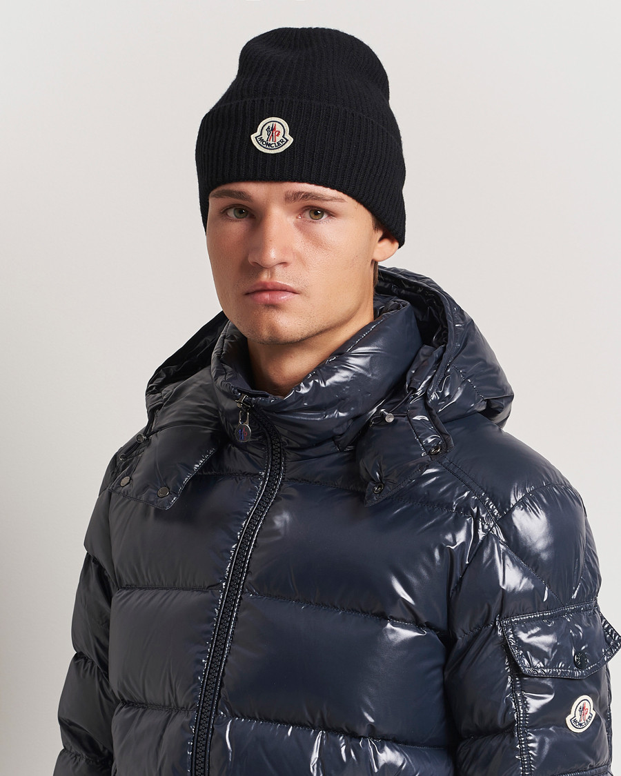 Homme |  | Moncler | Cashmere Beanie Black