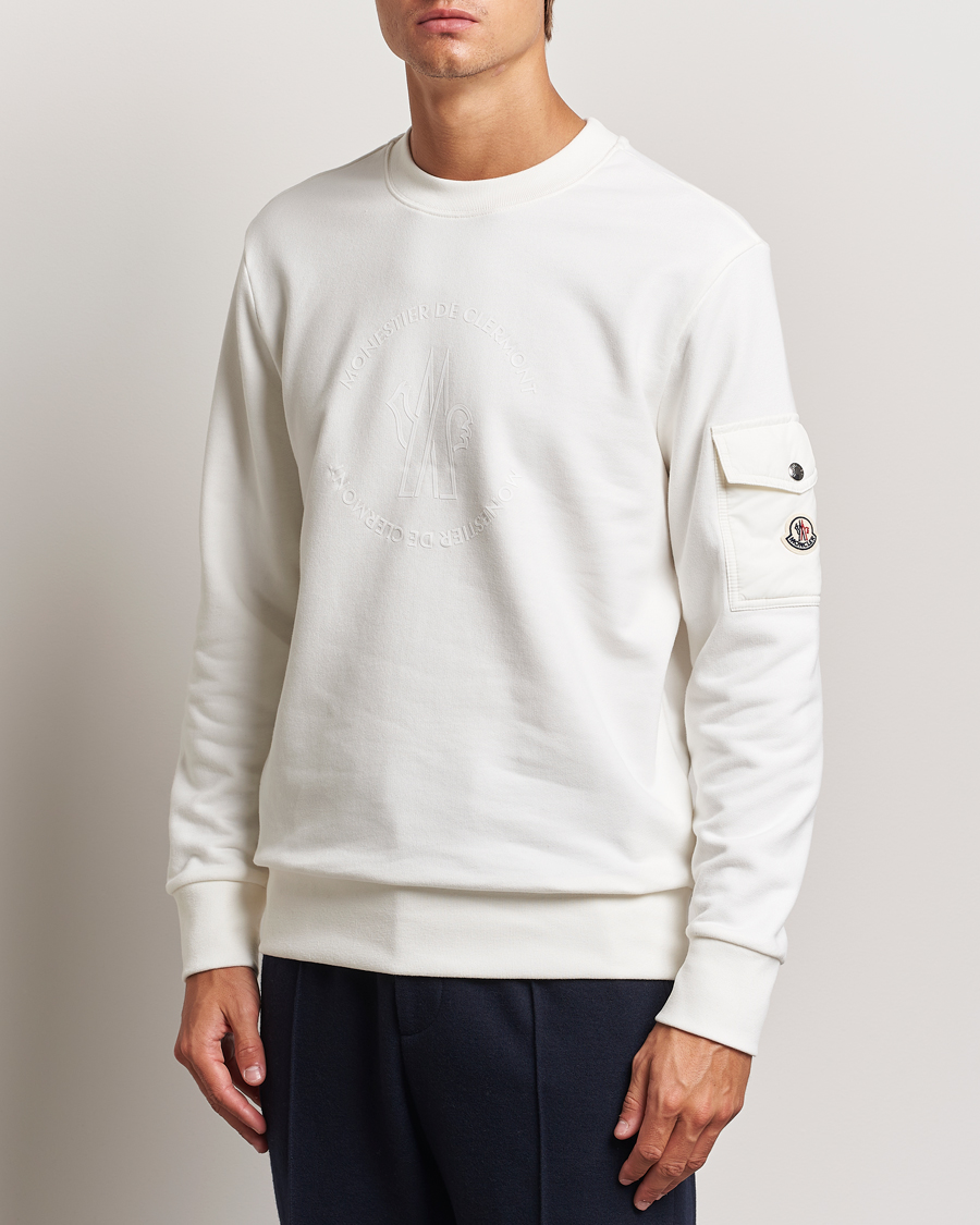 Homme |  | Moncler | Pocket Sleeve Sweatshirt Off White