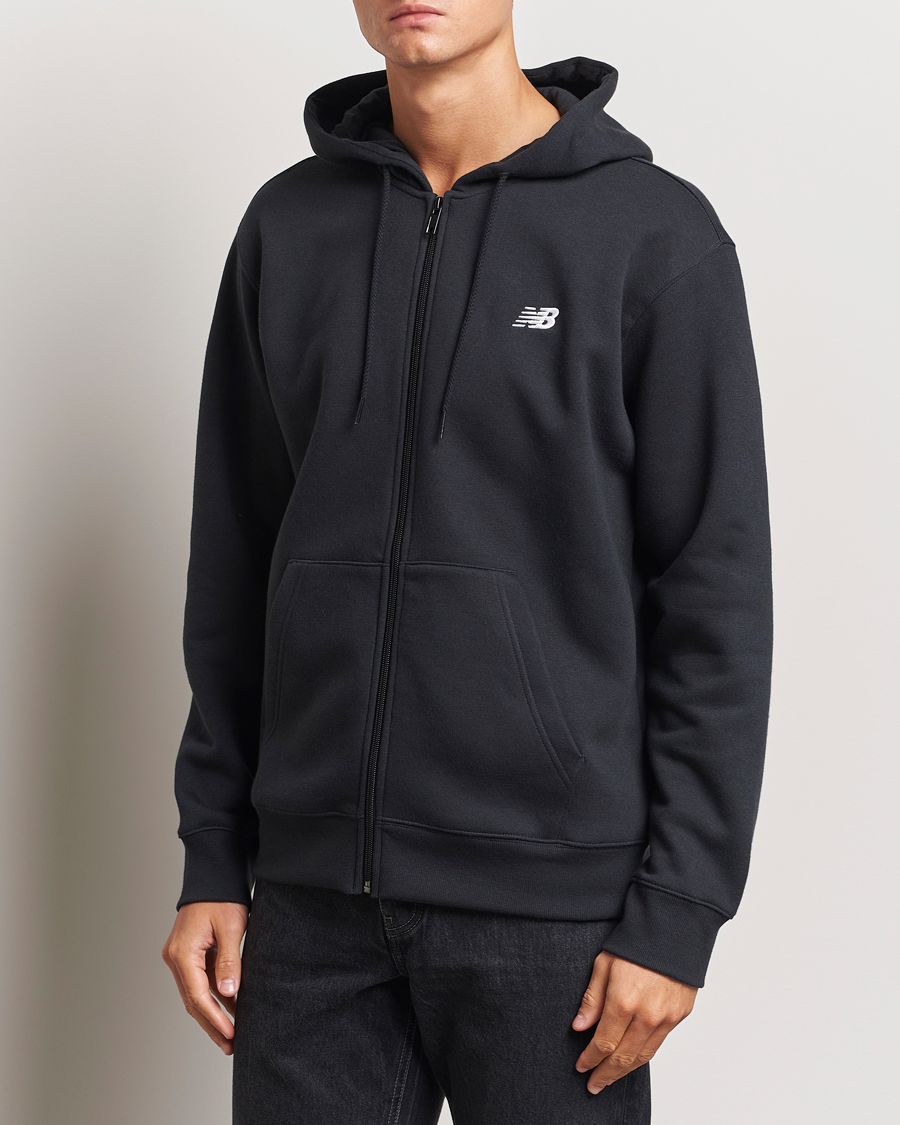 Homme |  | New Balance | Essentials Full Zip Fleece Hoodie Black