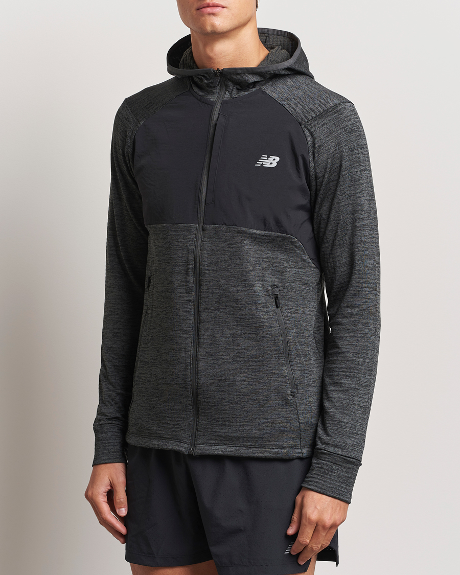 Homme | Full-zip | New Balance Running | Heat Grid  Hooded Full Zip Black