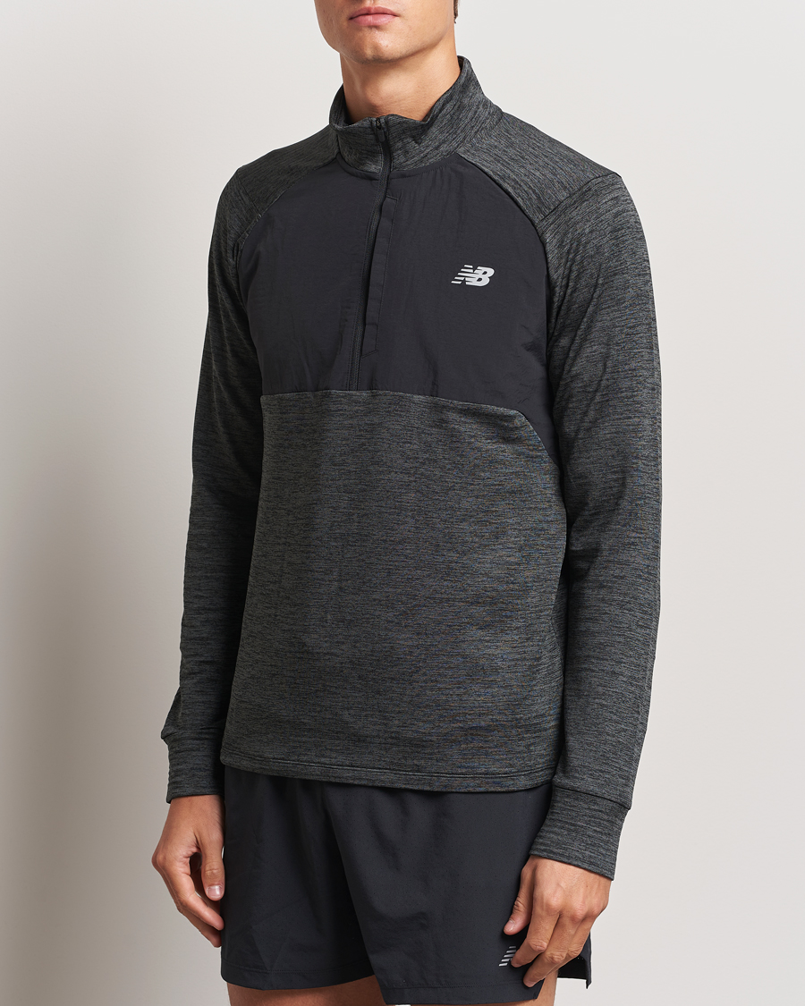 Homme |  | New Balance Running | Heat Grid Half Zip Black