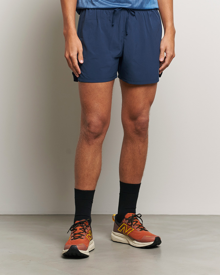 Homme | Shorts | New Balance Running | Athletics 5 Run Shorts  Navy