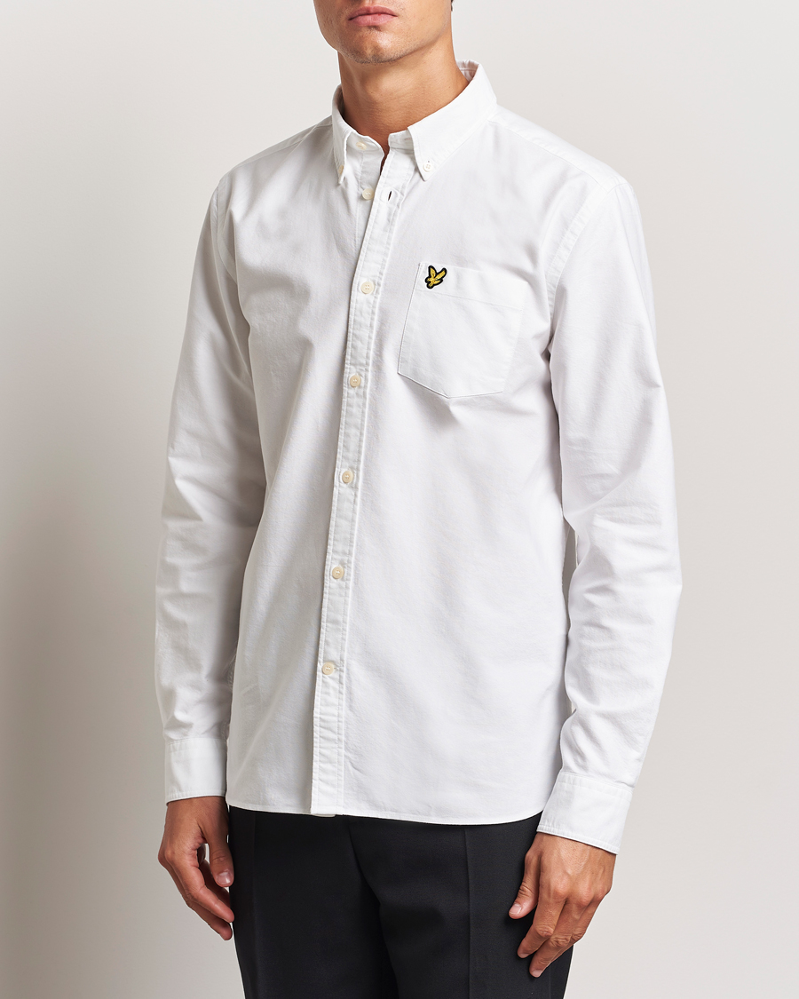 Homme |  | Lyle & Scott | Lightweight Oxford Shirt White