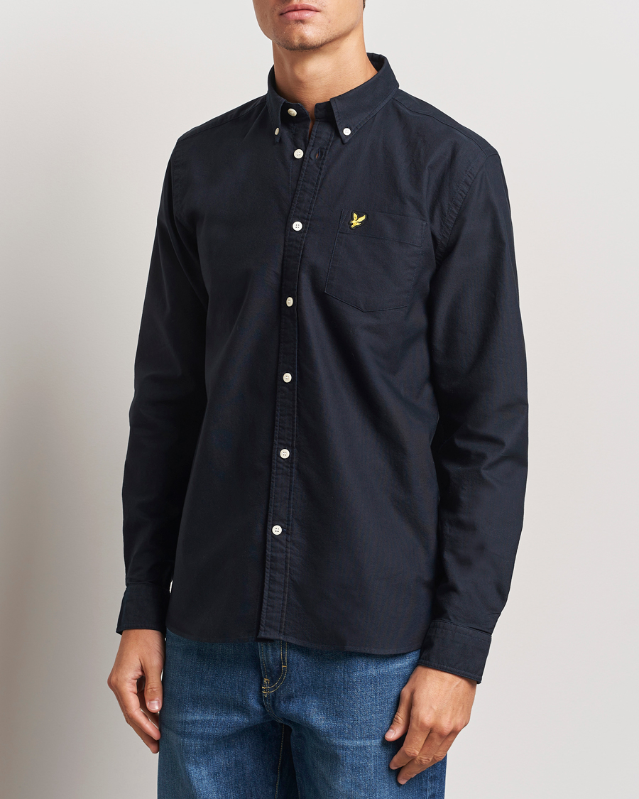 Homme |  | Lyle & Scott | Lightweight Oxford Shirt Dark Navy