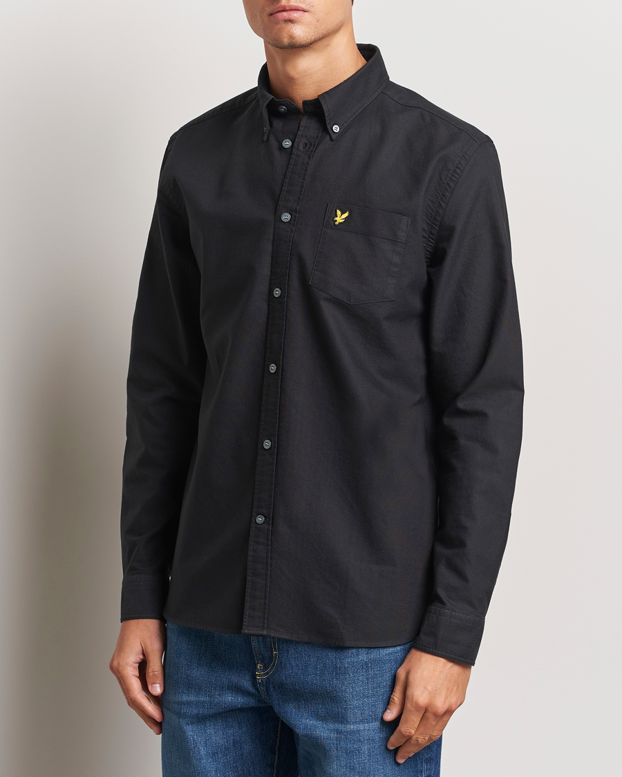 Homme |  | Lyle & Scott | Lightweight Oxford Shirt Jet Black