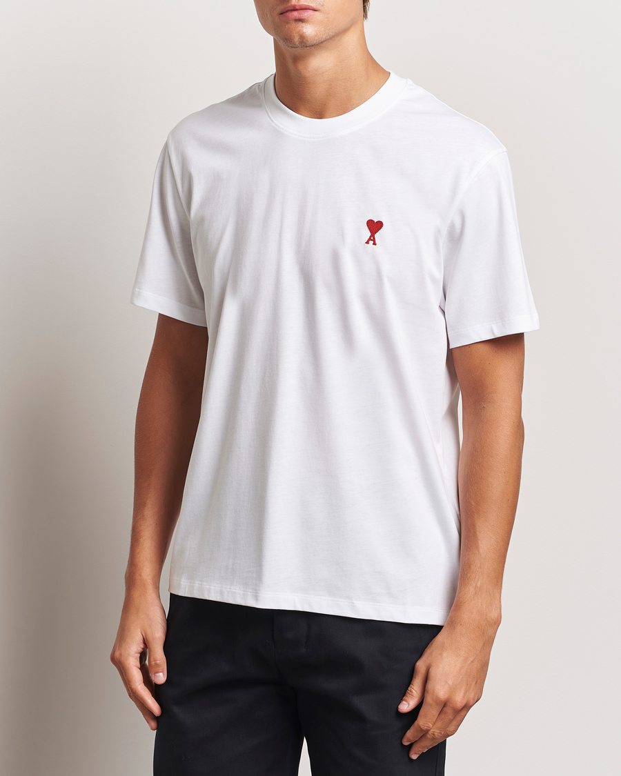 Homme |  | AMI | Heart Logo T-Shirt White