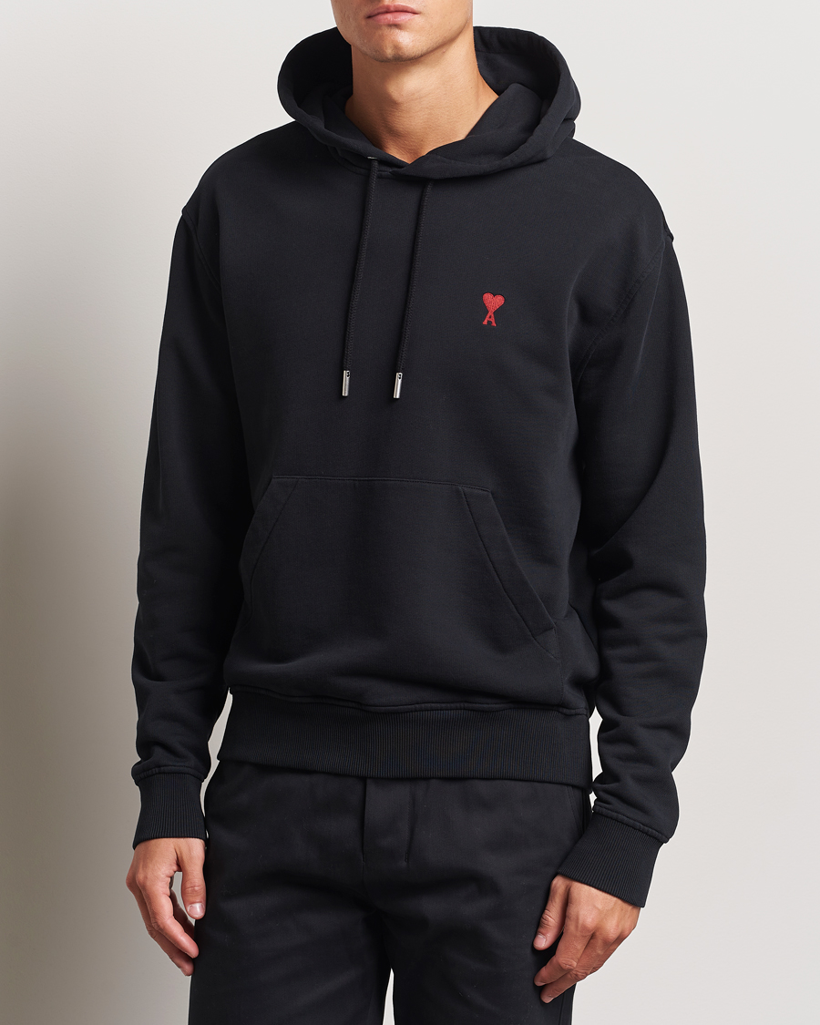 Homme |  | AMI | Heart Logo Hoodie Black